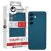 Husa de protectie pentru Samsung Galaxy S25, albastru, Silicon Silky Lemontti LEMHSFSGS25A