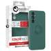Husa de protectie pentru Samsung Galaxy S23 FE, cu suport, verde, Silicon Ring Lemontti
