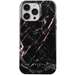 Husa de protectie pentru iPhone 15 Pro Max, Dual Layer Rose Gold Marble, Burga