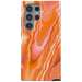 Husa de protectie pentru Samsung Galaxy S24 Ultra, Dual Layer Retro Glow, Burga