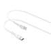 Cablu de date USB-C / Lightning, 25W, 0,5m, alb, Lemontti
