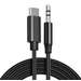 Cablu audio USB-C / Jack 3.5, 1m, negru, Lemontti
