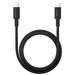 Cablu de date USB-C / USB-C, 2m, 100W, Fast Charge, negru, Lemontti