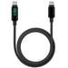 Cablu de date USB-C / USB-C, 2m, 100W, Fast Charge, negru, Screen Digital Display Lemontti