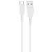 Cablu de date USB / USB-C, 1,2m, Wind Fast Charge, alb, Lemontti