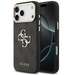 Husa de protectie pentru iPhone 17 Pro Max, negru, PU Leather 4G Metal Logo Gold Frame, Guess