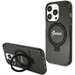 Husa de protectie pentru iPhone 15 Pro Max, negru, Ring Stand Glitter MagSafe, Guess