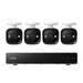 Kit supraveghere video cu 4 camere bullet, 4K, night vision color, AI, Security NVR PoE E40 Eufy