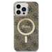 Husa de protectie pentru iPhone 15 Pro, maro, 4G MagSafe, Guess