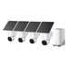 Kit supraveghere video, 4K, AI, HomeBase S380 + 4 camere video, Security SoloCam E42 Eufy