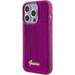 Husa de protectie pentru iPhone 15 Pro, magenta, Sequin Script Logo, Guess