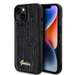 Husa de protectie pentru iPhone 15 Plus, negru, Sequin Script Logo, Guess