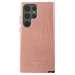 Husa de protectie pentru Samsung Galaxy S23 Ultra, Dual Layer Pink Croco, Burga