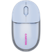 Mouse optic, wireless, 3 butoane si 1 scroll, blue/transparent, CNS-CMSW24BL, OnClick 24 BT Canyon