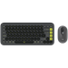 Kit tastatura fara fir si mouse optic fara fir, graphite, Pop Icon Combo, Logitech 920-013140
