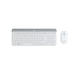 Kit tastatura fara fir si mouse optic fara fir, alb, Slim Combo, MK470 Logitech 920-009205