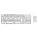 Kit tastatura fara fir si mouse optic fara fir, alb, Silent, MK295 Logitech 920-009824