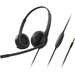 Casti on-ear cu microfon, negru, cu fir, 3.5mm jack sau USB, adaptor inclus, Office HS-230 Creative