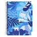 Caiet cu spira A4, 100file, matematica, 5 separatoare, albastru, Project Book Jungle, Strigo Pads, PADS035