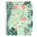 Caiet cu spira A4, 100file, matematica, 5 separatoare, verde, Project Book Jungle, Strigo Pads, PADS036