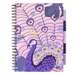 Caiet cu spira A4, 100file, matematica, 5 separatoare, mov, Project Book Jungle, Strigo Pads, PADS037
