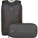 Rucsac laptop 16 inch, cu geanta cross-body, gri, City Upgrade Wenger