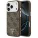Husa de protectie pentru iPhone 17 Pro Max, maro, 4G Triangle Logo MagSafe, Guess