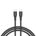 Cablu de date USB-C / USB-C, 1m, 60W, negru, silicon, CC60SC10 Canyon