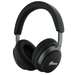 Casti on-ear cu microfon incorporat, fara fir, negru, Metal Script Logo, Guess