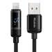 Cablu de date USB la Lightning Digial Display, Fast Charging, 1,2m, negru, Mcdodo