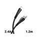 Cablu de date USB la Lightning, Mamba Series Black, 1,2m, Mcdodo
