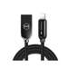 Cablu de date USB la Lightning, Auto Disconnect Black, 1,2m, Mcdodo