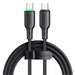 Cablu de date USB-C / USB-C, Fast Charging, 64W, 1,2m, negru, Alpha Series Silicone, Mcdodo