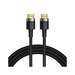 Cablu video HDMI-HDMI, 3m, Cafule Dark Gray, 4K, Baseus