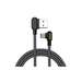 Cablu de date USB / USB-C, 0,5m, negru, 2A, Button Series LED, Mcdodo