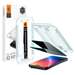 Folie sticla privacy cu aplicator inclus Glass tR EZ Fit iPhone 17/17 Pro/16 Pro Black, 2buc/set, Spigen