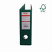 Biblioraft plastifiat A5 portret, 7,5cm, verde, Optima Premium