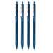 Pix cu gel retractabil, albastru, varf 0,7mm, Asix Daco