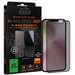 Folie sticla privacy Mountain Black Edge 360 GRS iPhone 16e/iPhone 14/iPhone 13/iPhone 13 Pro, Eiger