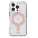 Husa de protectie pentru iPhone 16 Pro, Ice Rose Gold, Plyo Magsafe, UAG
