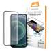 Folie sticla Full Fit iPhone 16 Plus, negru, Lemontti