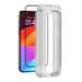 Folie sticla cu kit montare Van Series Full Screen Ultra-Thin iPhone 15, transparent, Devia