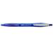 Pix retractabil albastru, varf 1,0mm, Atlantis Clic Soft BIC