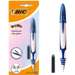 Stilou plastic, corp diverse culori, blister, Easy Clic Standard BIC