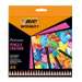 Creioane colorate 24culori/set Intensity Premium BIC BC9678231