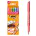 Non-permanent marker 5buc/set + 10 sabloane, Tatoo Kids Bic