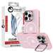 Husa de protectie pentru iPhone 16 Pro Max, roz, Hybrid MagSafe Lemontti