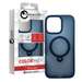 Husa de protectie pentru iPhone 16 Pro Max, albastru, cu suport rotativ, Hybrid MagSafe Lemontti