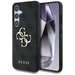 Husa de protectie pentru Samsung Galaxy S25, negru, PU 4G Metal Logo, Guess