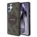 Husa de protectie pentru Samsung Galaxy S25 Ultra, maro, 4G Round Patch Classic Logo MagSafe, Guess